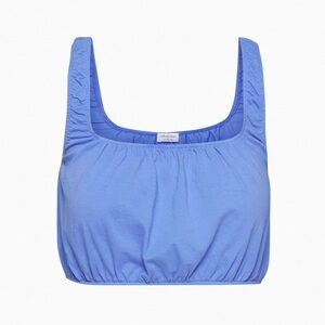 Aritzia Wilfred Free Silva Tank - Ruched Bra Top